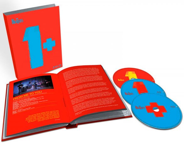 detail Beatles - 1 (3 Disky) - CD + 2 Blu-ray