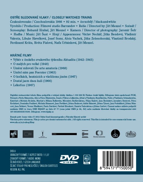 detail Ostře sledované vlaky (Digitálně restaurovaná verze) - DVD