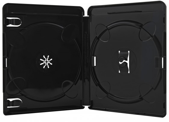 detail Pudełko Blu-ray UHD na 2 płyty - czarne 15mm