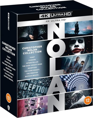 Christopher Nolan - kolekcja 8 filmów - Blu-ray 4K Ultra HD