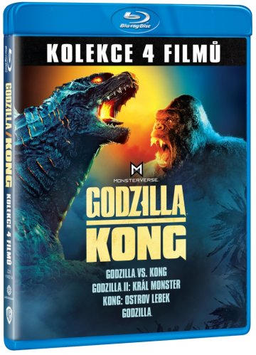 Godzilla a Kong kolekce - Blu-ray 4BD