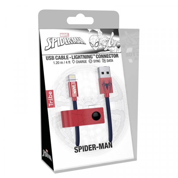 detail Lightning kabel Spider-Man 120 cm