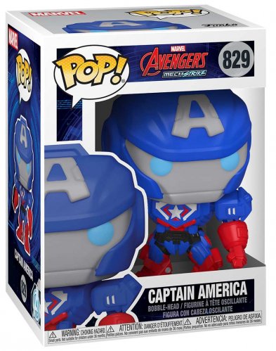 Funko POP! Marvel: Marvel Mech - Cap. America