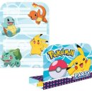 podgląd PÁRTY Pozvánky & Obálky (8ks) Pokémon