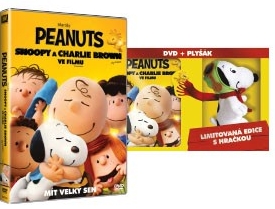 szczegóły Peanuts: Snoopy a Charlie Brown ve filmu - DVD + Plyšová hračka Snoopy