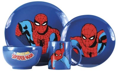 Jídelní souprava Spider-Man 4ks