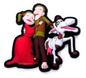 szczegóły Magnet - Koza, Kuba a Máca 6cm