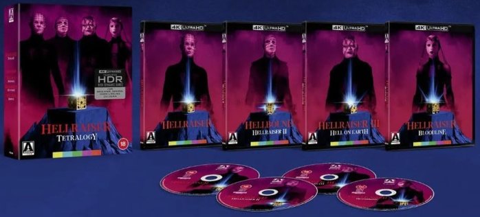 szczegóły Hellraiser Tetralogy (1-4) - 4K Ultra HD Blu-ray