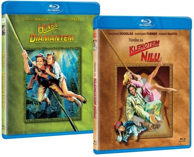 Honba za diamantem + Honba za klenotem Nilu - Blu-ray (jednotlivé krabičky)