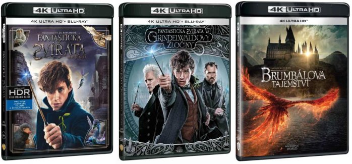 szczegóły Fantastická zvířata - kolekce 1-3 - 4K Ultra HD Blu-ray + Blu-ray (5BD)