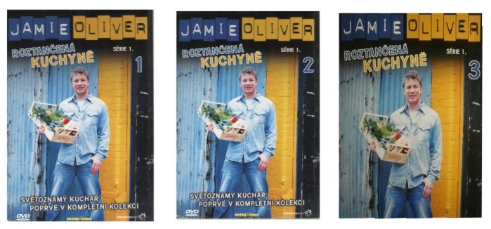 szczegóły Jamieho roztančená kuchyně - 1.série - 3DVD pošetky