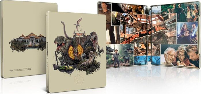 szczegóły Jurassic Park Trilogy 1-3 - Limited Edition Steelbook 4K Ultra HD Blu-ray