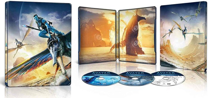 szczegóły Avatar: The Way of Water - 4K + BD + BD bonus - Steelbook Limit. edice (bez CZ)