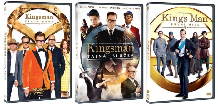 szczegóły Kingsman - kolekce 1-3 - 3DVD