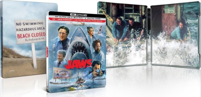 szczegóły Szczęki - 4K Ultra HD Blu-ray Steelbook 50th Anniversary