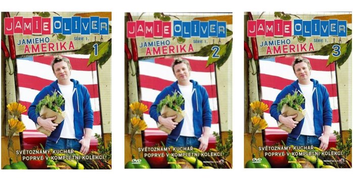 szczegóły Jamieho Amerika 1-3 kolekce - 3DVD pošetky
