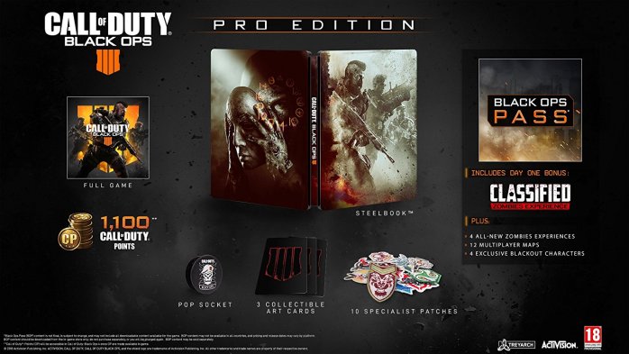 szczegóły Call of Duty: Black Ops 4 Pro Edition - Xbox One