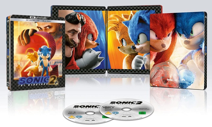 szczegóły Sonic 1 + 2: Szybki jak błyskawica - 4K Ultra HD Blu-ray + Blu-ray (2BD) Steelbook