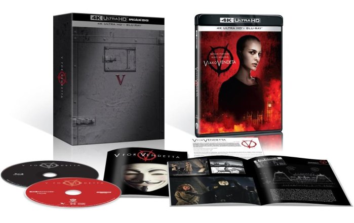 szczegóły V jako Vendeta - 4K Ultra HD Blu-ray + Blu-ray (2BD) Speciální edice