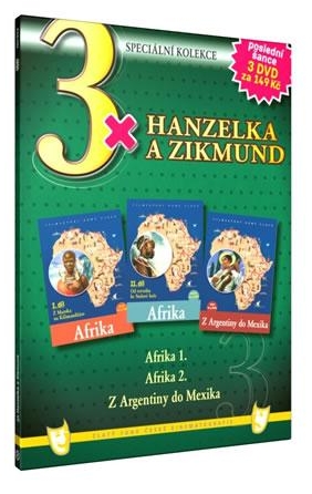 szczegóły 3x Hanzelka a Zikmund (Afrika, Afrika II, Z Argentiny do Mexika) - 3DVD