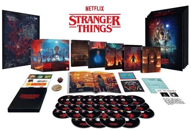 szczegóły Stranger Things Seasons 1-5 Collection DELUXE EDITION - 4K UHD Blu-ray