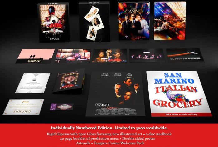 szczegóły Kasyno Ultimate Collectors Edition - 4K Ultra HD Steelbook
