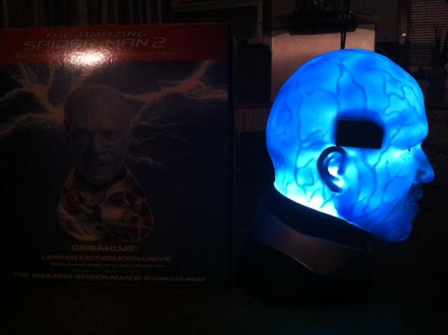 szczegóły Amazing Spider-Man 2 (Edycja limitowana) hlava Electro - Blu-ray 3D + 2D