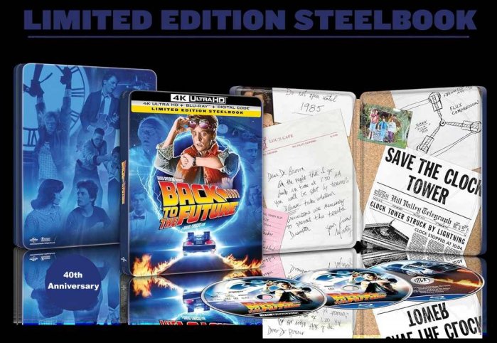 szczegóły Powrót do przyszłości - 4K UHD Blu-ray Limited Collectors Edition Steelbook