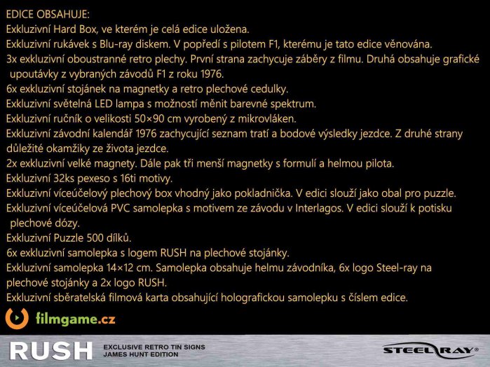szczegóły Rivalové - Ultimátní sběratelská kolekce James Hunt - Blu-ray