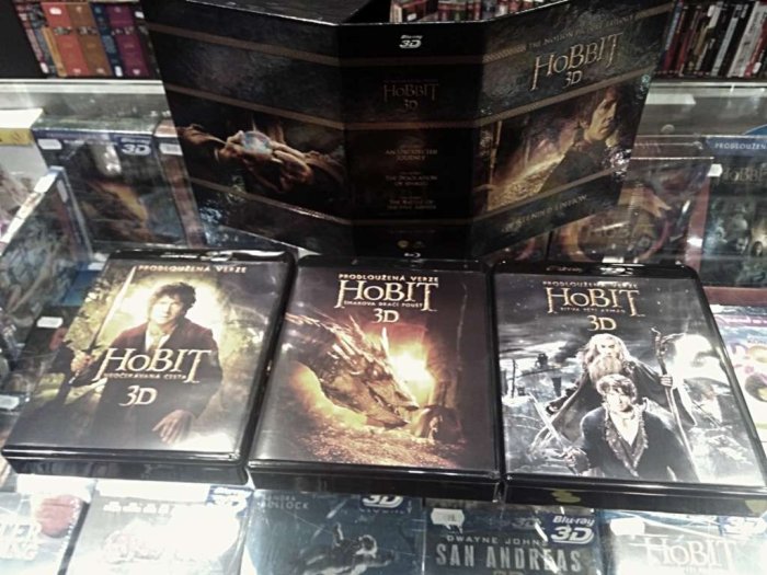 szczegóły Hobit 1-3 kolekce (prodloužená verze, 15 BD) - Blu-ray 3D + 2D