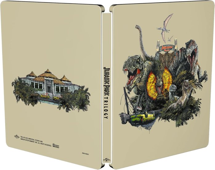 szczegóły Jurassic Park Trilogy 1-3 - Limited Edition Steelbook 4K Ultra HD Blu-ray