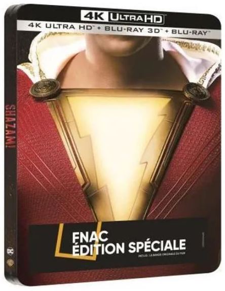 szczegóły Shazam! - 4K Ultra HD Blu-ray + 3D Blu-ray Steelbook OUTLET