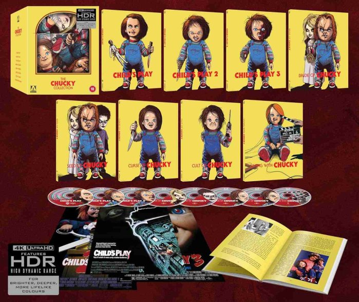 szczegóły Chucky Collection Limited Edition 4K UHD + Blu-ray (bez CZ)