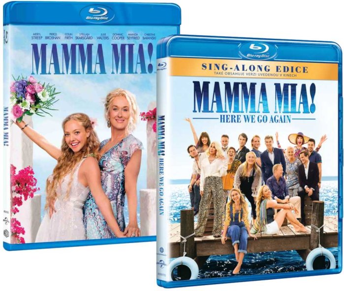 szczegóły Mamma Mia!: Kolekce 2 filmů - Blu-ray 2BD jednotlivé krabičky