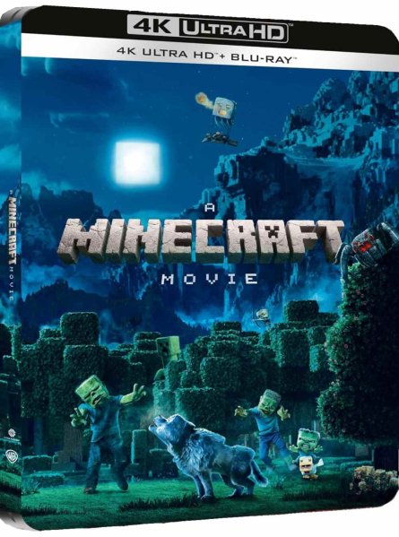 szczegóły A Minecraft Movie - Steelbook 4K Ultra HD + Blu-ray (2BD) Night Scene with slipsleeve