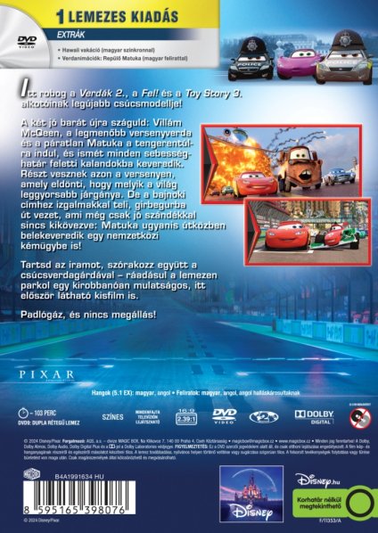 szczegóły Cars 2 - DVD