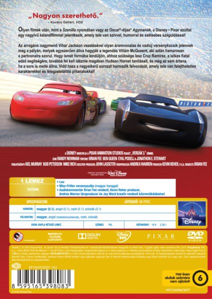 szczegóły Cars 3 - DVD
