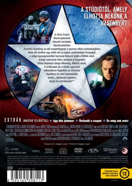szczegóły Captain America: Pierwsze starcie - DVD