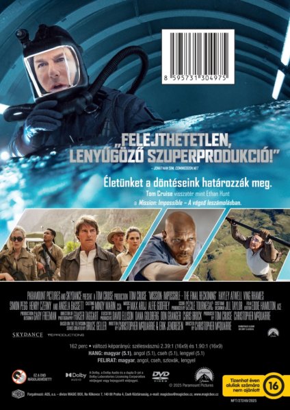 szczegóły Mission: Impossible The Final Reckoning - DVD