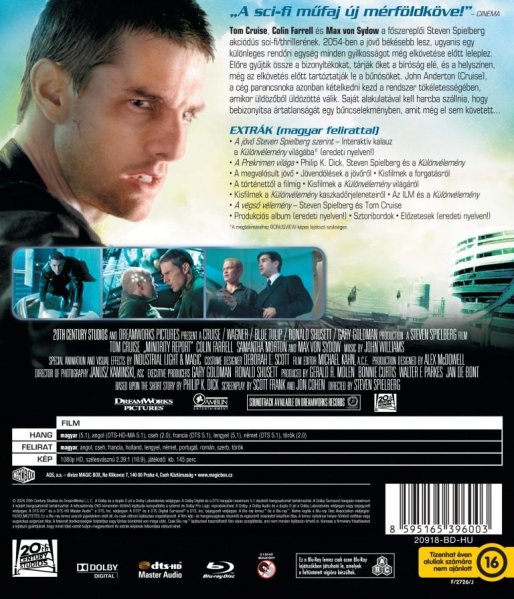 szczegóły Minority Report - Blu-ray