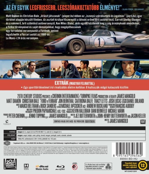 szczegóły Le Mans 66 - Blu-ray (maďarský obal)