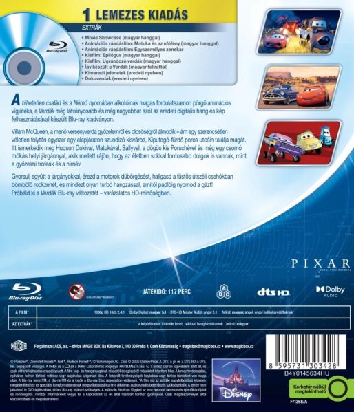 szczegóły Auta - Blu-ray (HU)