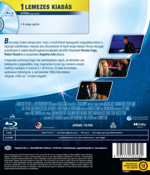 szczegóły 60 sekund - Blu-ray (HU)