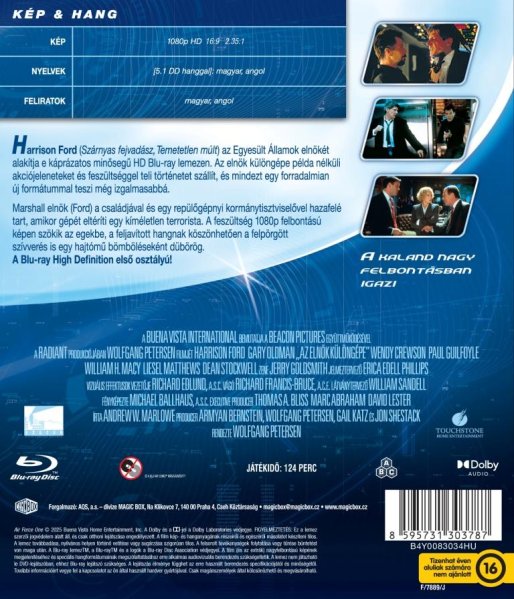 szczegóły Air Force One - Blu-ray (HU)