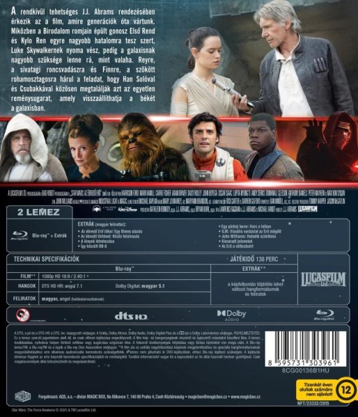 szczegóły Gwiezdne wojny: Przebudzenie mocy - Blu-ray 2BD
