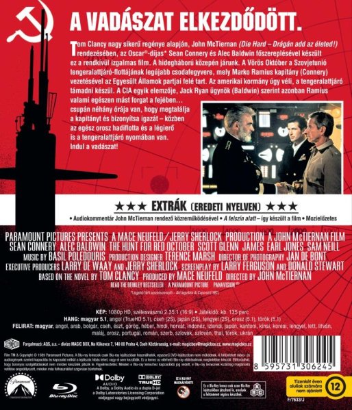 szczegóły Polowanie na Czerwony Październik - Blu-ray