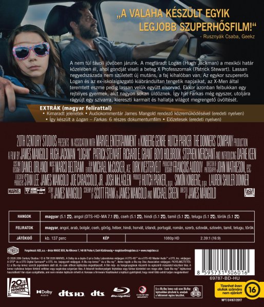 szczegóły Logan: Wolverine - Blu-ray