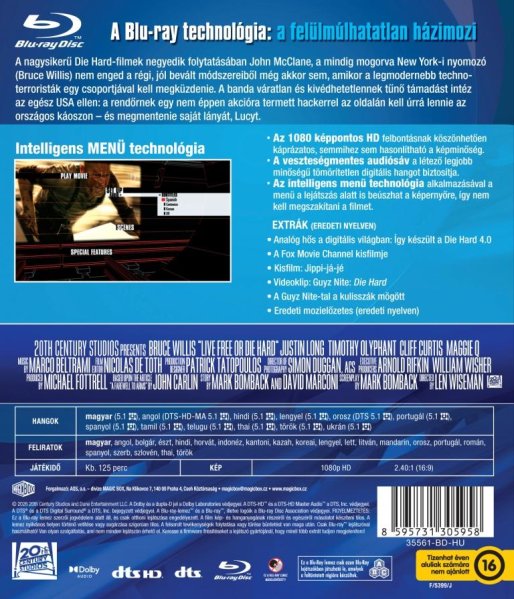 szczegóły Szklana pułapka 4.0 - Blu-ray