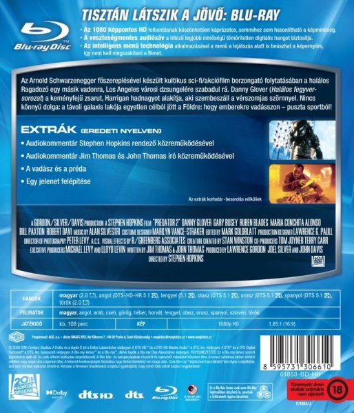 szczegóły Predator 2 - Blu-ray