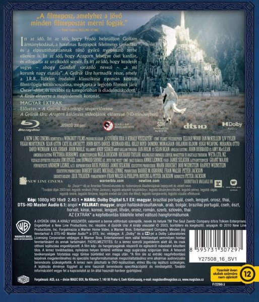 szczegóły Władca Pierścieni: Powrót króla  - Blu-ray